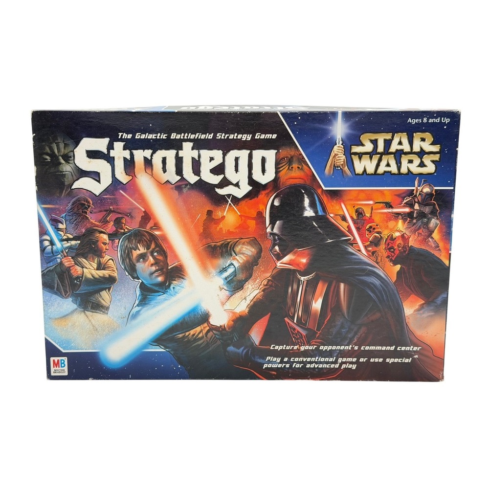 Milton Bradley Star Wars Stratego Board Game Galactic Battlefield Strategy 2002‎